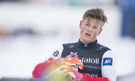image: Han driver ikke noe voksenundervisning. Dette er barneskirenn
