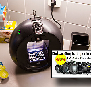Bør du slå til på halv pris på Dolce Gusto? Bør du slå til på halv pris på Dolce Gusto?