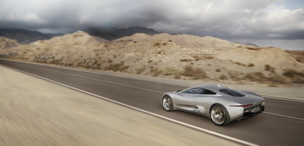 Jaguar C-X75 på vei Jaguar C-X75 på vei
