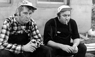 ORIGINALEN: Gunnar Haugan (t.v.) og Rolv Wesenlund i «Norske byggeklosser» Foto: NTB Scanpix ORIGINALEN: Gunnar Haugan (t.v.) og Rolv Wesenlund i «Norske byggeklosser» Foto: NTB Scanpix