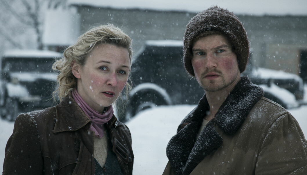 MEDHJELPERE: Marie Blokhus og Mads Sjøgård Pettersen spiller søskenparet Gudrun og Marius Grønvoll som hjalp Jan Baalsrud under flukten. Foto: Nordisk Film / Zwart Arbeid MEDHJELPERE: Marie Blokhus og Mads Sjøgård Pettersen spiller søskenparet Gudrun og Marius Grønvoll som hjalp Jan Baalsrud under flukten. Foto: Nordisk Film / Zwart Arbeid