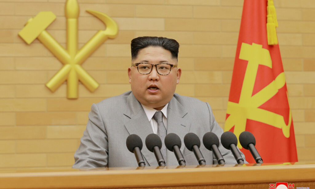 image: Kim advarer USA i nyttårstale: - Jeg har atomknapp på skrivebordet