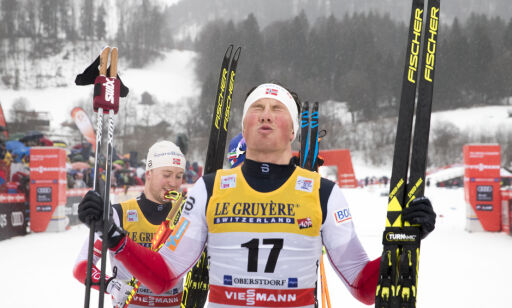 image: Emil Iversen vant etter mektig spurt. Rasende Ustjugov angrep eget utstyr