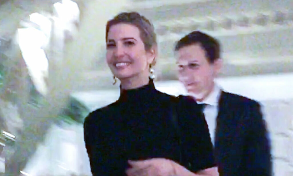 image: Ivanka og Jared feiret bursdag med Sean Spicer før Ernas besøk
