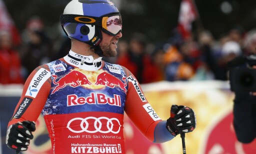 SLÅTT: Aksel Lund Svindal og de norske gutta var ikke like skarpe i Kitzbühel i dag som i super-G i går. Foto: AP Photo/Giovani Auletta SLÅTT: Aksel Lund Svindal og de norske gutta var ikke like skarpe i Kitzbühel i dag som i super-G i går. Foto: AP Photo/Giovani Auletta