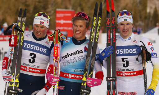 SPIKRET OL-PLASSEN: Nå er det umulig å vrake Emil Iversen til OL-sprinten etter 2. plassen i Planica. Foto: Primoz Lovric / NTB scanpix SPIKRET OL-PLASSEN: Nå er det umulig å vrake Emil Iversen til OL-sprinten etter 2. plassen i Planica. Foto: Primoz Lovric / NTB scanpix