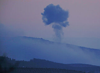 image: Tyrkiske kampfly bomber kurdisk milits i Nord-Syria