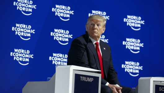 President Donald Trump listens as he is introduced to deliver a speech to the World Economic Forum, Friday, Jan. 26, 2018, in Davos. (AP Photo/Evan Vucci) President Donald Trump listens as he is introduced to deliver a speech to the World Economic Forum, Friday, Jan. 26, 2018, in Davos. (AP Photo/Evan Vucci)