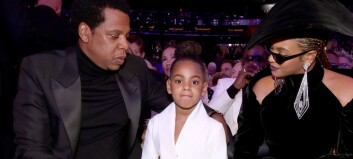 Stjerneparet klappet på Grammys. Det ville ikke Blue Ivy (6) ha noe av Stjerneparet klappet på Grammys. Det ville ikke Blue Ivy (6) ha noe av