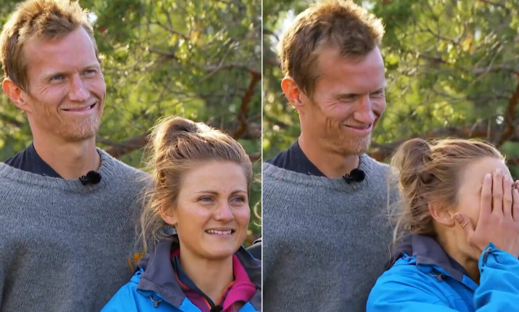 HER ER DET OVER: Frank Løkes reaksjon idet det blir klart at Martine Ek Hagen, og ikke ham, får bli med inn i søndagens episode. Foto: TV 2 HER ER DET OVER: Frank Løkes reaksjon idet det blir klart at Martine Ek Hagen, og ikke ham, får bli med inn i søndagens episode. Foto: TV 2