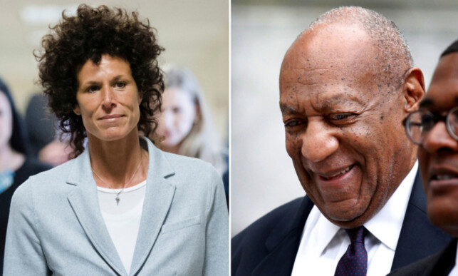 LANGET UT MOT BILL COSBY: Andrea Constand beskrev i detalj hva som skjedde da hun skal ha oppdaget at hun var blitt seksuelt misbrukt av Bill Cosby. Her er de begge to fotografert på vei til retten i sommer. Foto: NTB Scanpix. LANGET UT MOT BILL COSBY: Andrea Constand beskrev i detalj hva som skjedde da hun skal ha oppdaget at hun var blitt seksuelt misbrukt av Bill Cosby. Her er de begge to fotografert på vei til retten i sommer. Foto: NTB Scanpix.