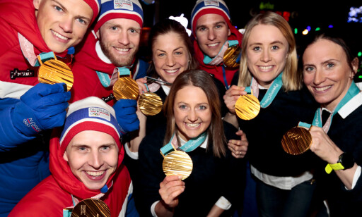 BILLIGE MEDALJER: Ingen nasjon betaler mindre pr. medalje enn Norge. Her noen vinnere fra sist vinter-OL. Det var moro da, men holder den interne bokføringen av OL-utgiftene for neste revisjon? FOTO: Lise Åserud / NTB scanpix BILLIGE MEDALJER: Ingen nasjon betaler mindre pr. medalje enn Norge. Her noen vinnere fra sist vinter-OL. Det var moro da, men holder den interne bokføringen av OL-utgiftene for neste revisjon? FOTO: Lise Åserud / NTB scanpix