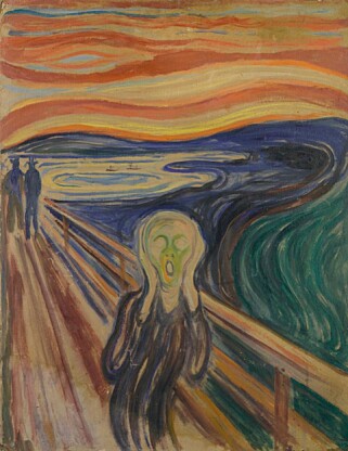 ANXIETY: The first versions of «The Scream» looked completely different from the iconic painting. PHOTO: The Munch Museum ANXIETY: The first versions of «The Scream» looked completely different from the iconic painting. PHOTO: The Munch Museum