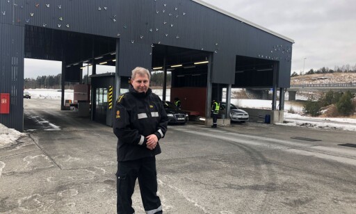 Kontorsjef Per Kristian Grandahl ved Svinesund tollsted. (Foto: Jenny Mina Rødahl) Kontorsjef Per Kristian Grandahl ved Svinesund tollsted. (Foto: Jenny Mina Rødahl)