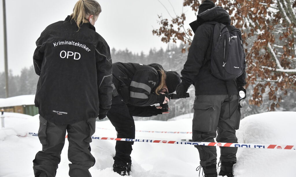 image: Undersøker fotavtrykk i snøen