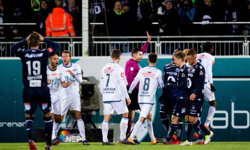 image: Fikk rødt kort etter kampslutt