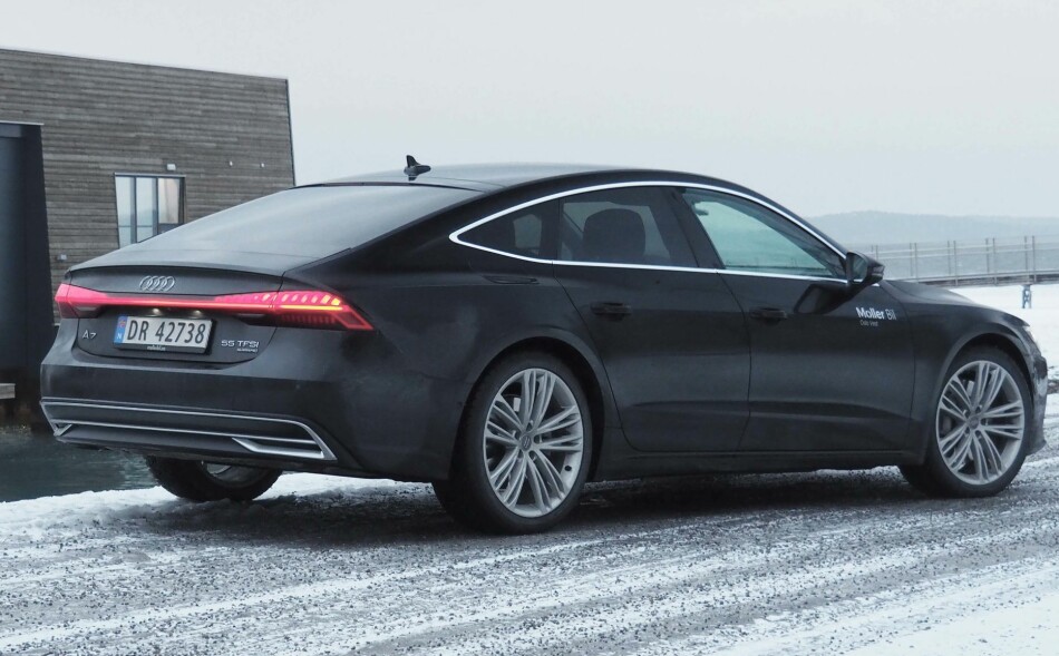 Test Audi A7 Selvkj 248 Rende Minimalisme Dinside