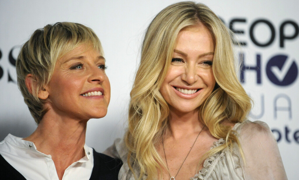 GIFT: Ellen DeGeneres og Portia de Rossi møttes på begynnelsen av 2000-tallet, og giftet seg i 2008. Foto: NTB Scanpix GIFT: Ellen DeGeneres og Portia de Rossi møttes på begynnelsen av 2000-tallet, og giftet seg i 2008. Foto: NTB Scanpix