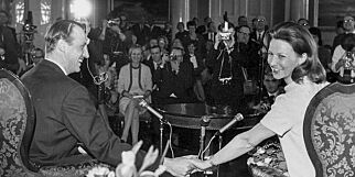image: 50 år siden kronprins Harald brøt tradisjon med forlovelsen