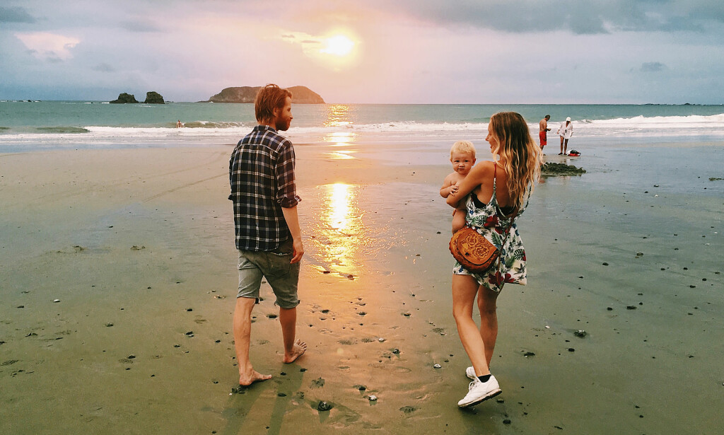 STRANDIDYLL: I Costa Rica har familien byttet ut bobilen med en leid leilighet og nyter stille dager i vakker natur. Alle foto: Rebecca og Magnus Ravneberg STRANDIDYLL: I Costa Rica har familien byttet ut bobilen med en leid leilighet og nyter stille dager i vakker natur. Alle foto: Rebecca og Magnus Ravneberg