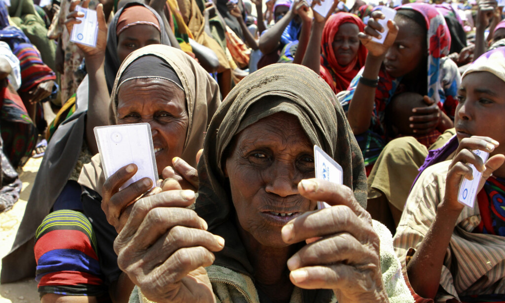 PÅ FLUKT: Flyktninger i en leir i Somalias hovedstad Mogadishu. Foto: Thomas Mukoya / Reuters / NTB Scanpix PÅ FLUKT: Flyktninger i en leir i Somalias hovedstad Mogadishu. Foto: Thomas Mukoya / Reuters / NTB Scanpix