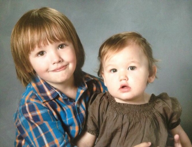 TRISTAN OG TEKLA: Tristan var veldig glad i lillesøsteren sin, Tekla - det var kun to år som skilte de to. FOTO: Privat TRISTAN OG TEKLA: Tristan var veldig glad i lillesøsteren sin, Tekla - det var kun to år som skilte de to. FOTO: Privat