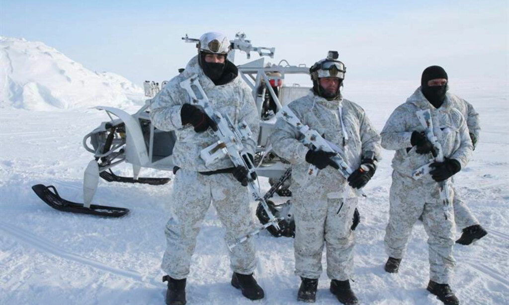 NASJONALGARDE: Soldater fra den russiske nasjonalgarden på Franz Josef Land. Foto: rusgvardia.ru NASJONALGARDE: Soldater fra den russiske nasjonalgarden på Franz Josef Land. Foto: rusgvardia.ru