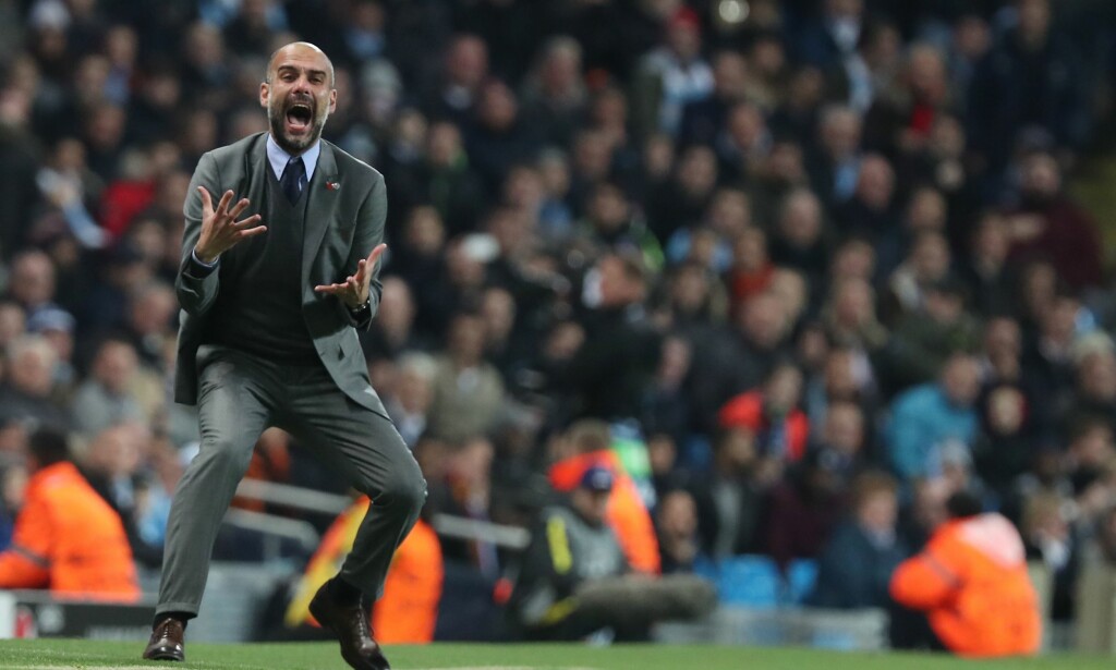 OFFENSIV STRATEGI: Manager Pep Guardiola. Foto: BPI/REX/Shutterstock/NTB Scanpix OFFENSIV STRATEGI: Manager Pep Guardiola. Foto: BPI/REX/Shutterstock/NTB Scanpix