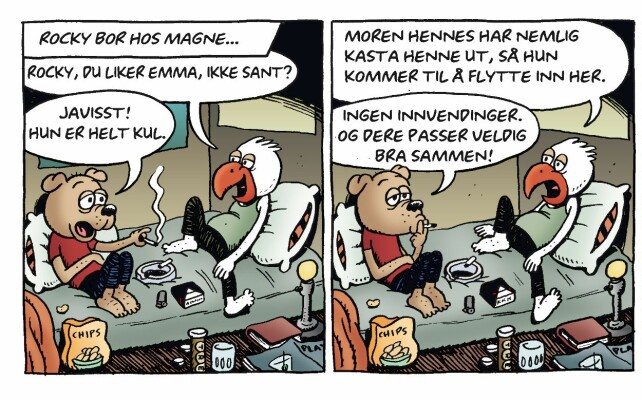 Tegneserien Rocky Rocky Legger Ned Martin Kellerman Har Tegnet tegneserien-rocky-rocky-legger-ned-martin-kellerman-har-tegnet