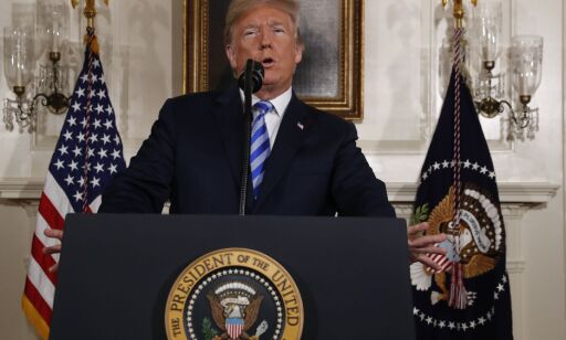 image: Trump trekker USA fra atomavtalen: - Vi har bevis på at Irans løfter er en løgn