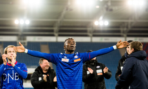 HELT IGJEN: Sam Johnson ble matchvinner borte mot Sandefjord og er nr. 2 på toppscorerlista i Eliteserien. Foto: Bildbyrån HELT IGJEN: Sam Johnson ble matchvinner borte mot Sandefjord og er nr. 2 på toppscorerlista i Eliteserien. Foto: Bildbyrån