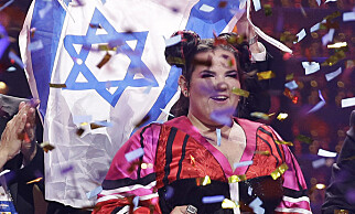 JUBLER: Netta Barzilai jubler på scenen etter å ha tatt hjem seieren i Eurovision Song Contest. Foto: NTB scanpix JUBLER: Netta Barzilai jubler på scenen etter å ha tatt hjem seieren i Eurovision Song Contest. Foto: NTB scanpix