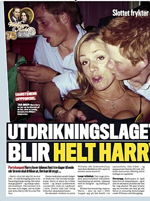 <strong>VILL FORTID:</strong> I sine yngre dager ble både prins William og prins Harry avbildet i noe pikante situasjoner. Faksimile: Se og Hør <strong>VILL FORTID:</strong> I sine yngre dager ble både prins William og prins Harry avbildet i noe pikante situasjoner. Faksimile: Se og Hør