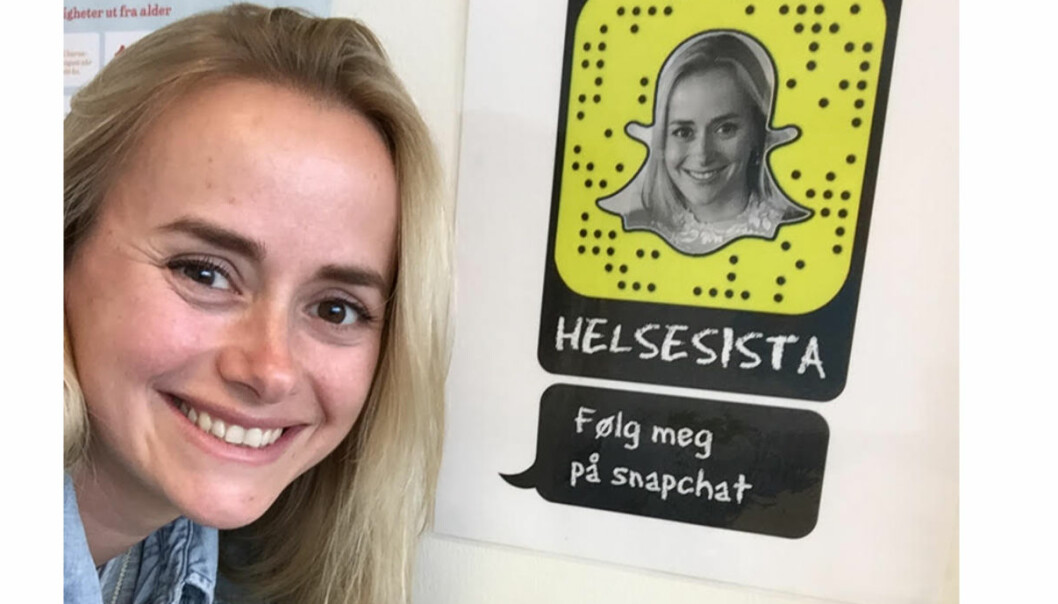 Tale ofret kjærlighet og jobben for å satse på Snapchat-kontoen «Helsesista» Tale ofret kjærlighet og jobben for å satse på Snapchat-kontoen «Helsesista»