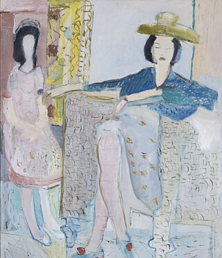 KONTINENTAL PÅVIRKNING: Mange av Weidemanns malerier viser tydelig påvirkning fra kontinental modernisme, som det Matisse-inspirerte «To kvinner i interiør» fra 1942. FOTO: HENIE ONSTAD KUNSTSENTER KONTINENTAL PÅVIRKNING: Mange av Weidemanns malerier viser tydelig påvirkning fra kontinental modernisme, som det Matisse-inspirerte «To kvinner i interiør» fra 1942. FOTO: HENIE ONSTAD KUNSTSENTER