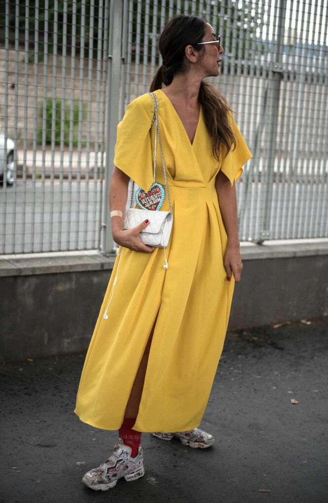 Streetstyle fra Haute Couture Fashion Week i Paris. Foto: NTB Scanpix Streetstyle fra Haute Couture Fashion Week i Paris. Foto: NTB Scanpix