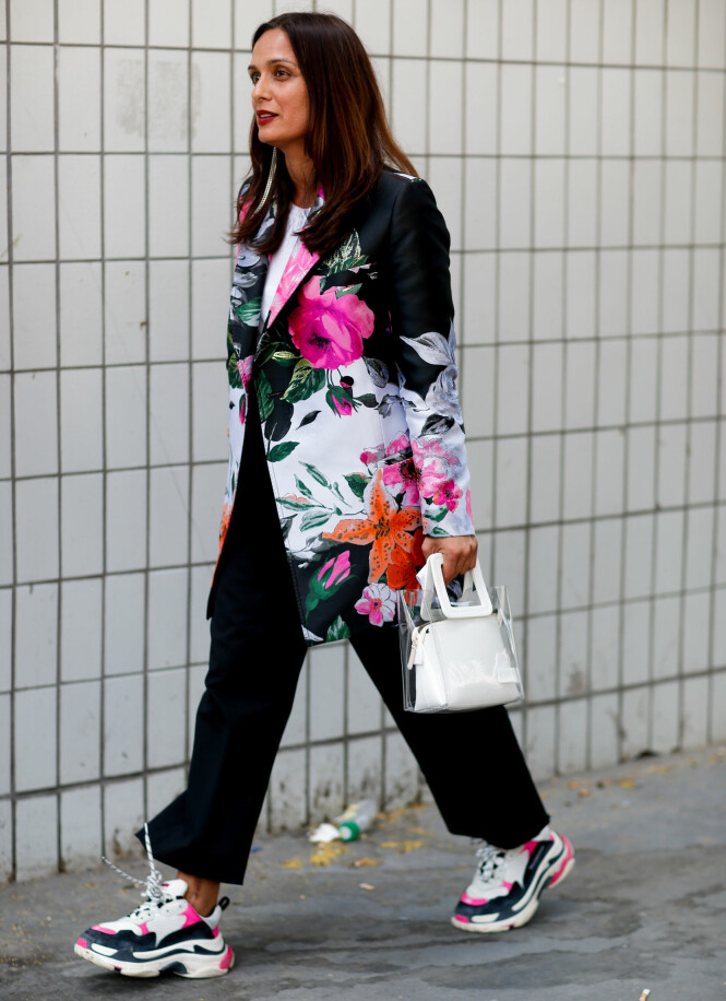 Streetstyle fra Acnes visning i Paris. Foto: NTB Scanpix Streetstyle fra Acnes visning i Paris. Foto: NTB Scanpix