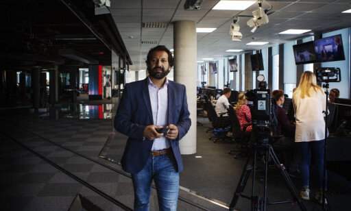TILBAKE: Kadafi Zaman forteller at det er godt å treffe kollegene igjen I TV 2. Foto: Frank Karlsen/ Dagbladet TILBAKE: Kadafi Zaman forteller at det er godt å treffe kollegene igjen I TV 2. Foto: Frank Karlsen/ Dagbladet