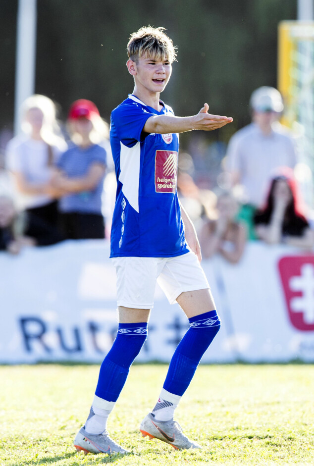 <strong>IVRIG:</strong> Martinus under kampens hete da Mosjøen spilte mot Stoppen søndag ettermiddag. Foto: Berit Roald / NTB Scanpix <strong>IVRIG:</strong> Martinus under kampens hete da Mosjøen spilte mot Stoppen søndag ettermiddag. Foto: Berit Roald / NTB Scanpix