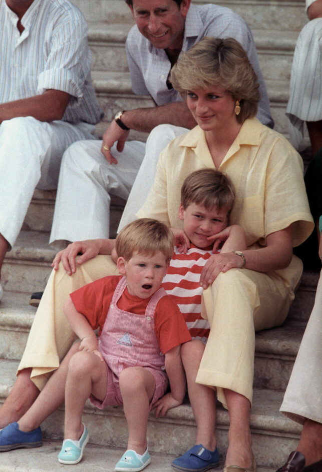 TOBARNSMOR: Diana ble tobarnsmor før hun mistet livet. Her sammen med eksmannen, prins Charles og Harry og William i 1987. Foto: NTB Scanpix TOBARNSMOR: Diana ble tobarnsmor før hun mistet livet. Her sammen med eksmannen, prins Charles og Harry og William i 1987. Foto: NTB Scanpix