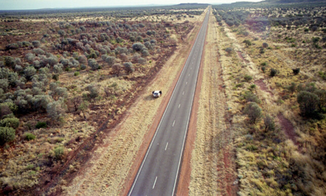BERYKTET VEI: Larrimah ligger langs motorveien Stuart Highway. Den har vært gjenstand for flere mystiske forsvinninger. Foto: AP / NTB Scanpix BERYKTET VEI: Larrimah ligger langs motorveien Stuart Highway. Den har vært gjenstand for flere mystiske forsvinninger. Foto: AP / NTB Scanpix