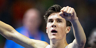 BERLIN, TYSKLAND 20180811.
Jakob Ingebrigtsen under finalen på 5000 meteren i friidretts-EM på Olympiastadion i Berlin lørdag.
Foto: Fredrik Hagen / NTB scanpix