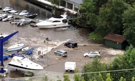 image: Demning brast i Bergen: - Vannet bare fosser ned