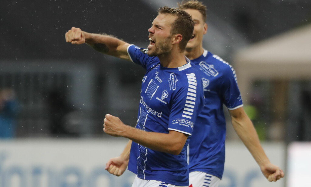 JUBEL: Patrick Mortensen spilte en nøkkelrolle i 3-1-seieren mot Maccabi Tel Aviv. Foto: Bjørn Langsem / Dagbladet JUBEL: Patrick Mortensen spilte en nøkkelrolle i 3-1-seieren mot Maccabi Tel Aviv. Foto: Bjørn Langsem / Dagbladet