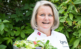 Ikke bruk auberginer rå i salat, sier matfaglig rådgiver i Opplysningskontoret for frukt og grønt. Foto: OFG Ikke bruk auberginer rå i salat, sier matfaglig rådgiver i Opplysningskontoret for frukt og grønt. Foto: OFG