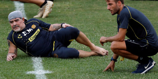 image: Slik ledet Maradona sin første Dorados-trening