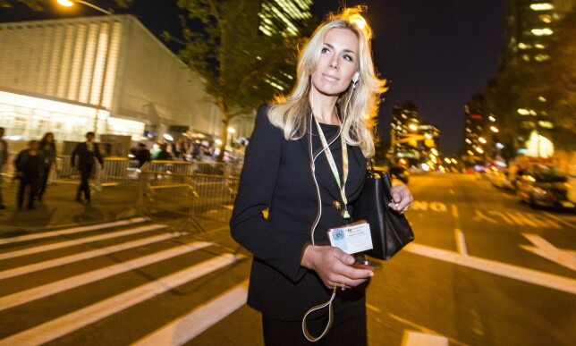 SEPTEMBER 2014: Gunhild Stordalen fotografert i New York da hun holdt EAT-seminar for Generalforsamlingen i FN. En måned seinere fikk hun diagnosen som endret livet hennes. Foto: Johannes Worsøe Berg / Dagbladet SEPTEMBER 2014: Gunhild Stordalen fotografert i New York da hun holdt EAT-seminar for Generalforsamlingen i FN. En måned seinere fikk hun diagnosen som endret livet hennes. Foto: Johannes Worsøe Berg / Dagbladet