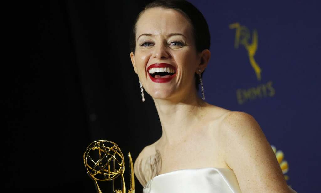 DYKTIG: Claire Foy mottok en Emmy-statuett for innsatsen i Netflix´ The Crown. Foto: NTB Scanpix DYKTIG: Claire Foy mottok en Emmy-statuett for innsatsen i Netflix´ The Crown. Foto: NTB Scanpix