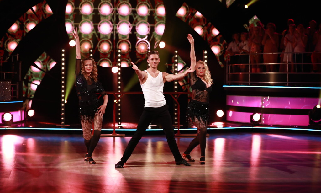 TRIO: Dorthe og Alexander danset med Mia Gundersen i kveld. Foto: TV 2 TRIO: Dorthe og Alexander danset med Mia Gundersen i kveld. Foto: TV 2