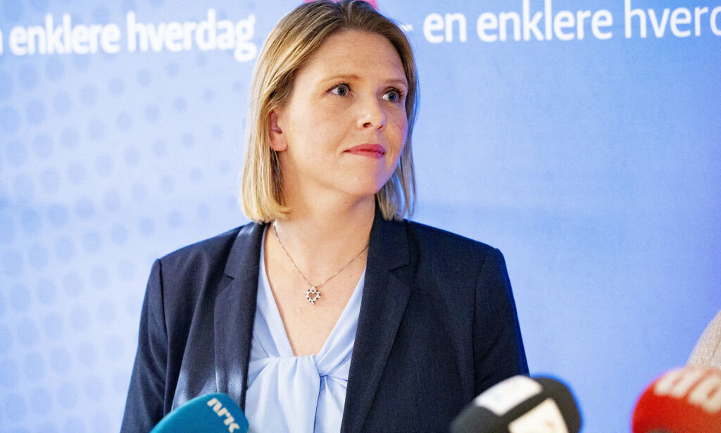 image: Listhaug i strupen på egen regjering: Langer ut mot Jan Tore Sanner